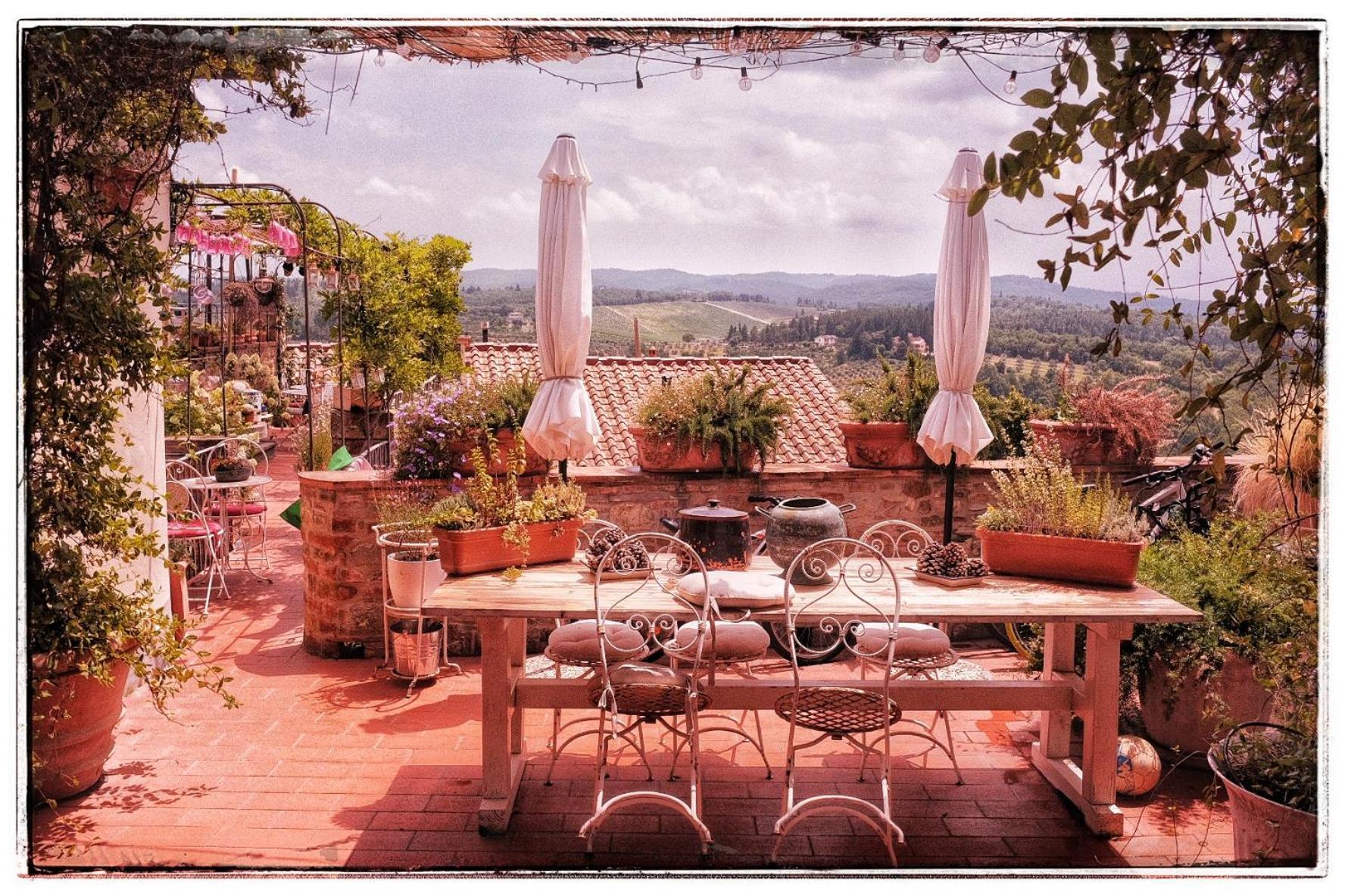 Le Terrazze Del Chianti B&B Residenza D'Epoca E Di Charme San Donato in Poggio Zewnętrze zdjęcie