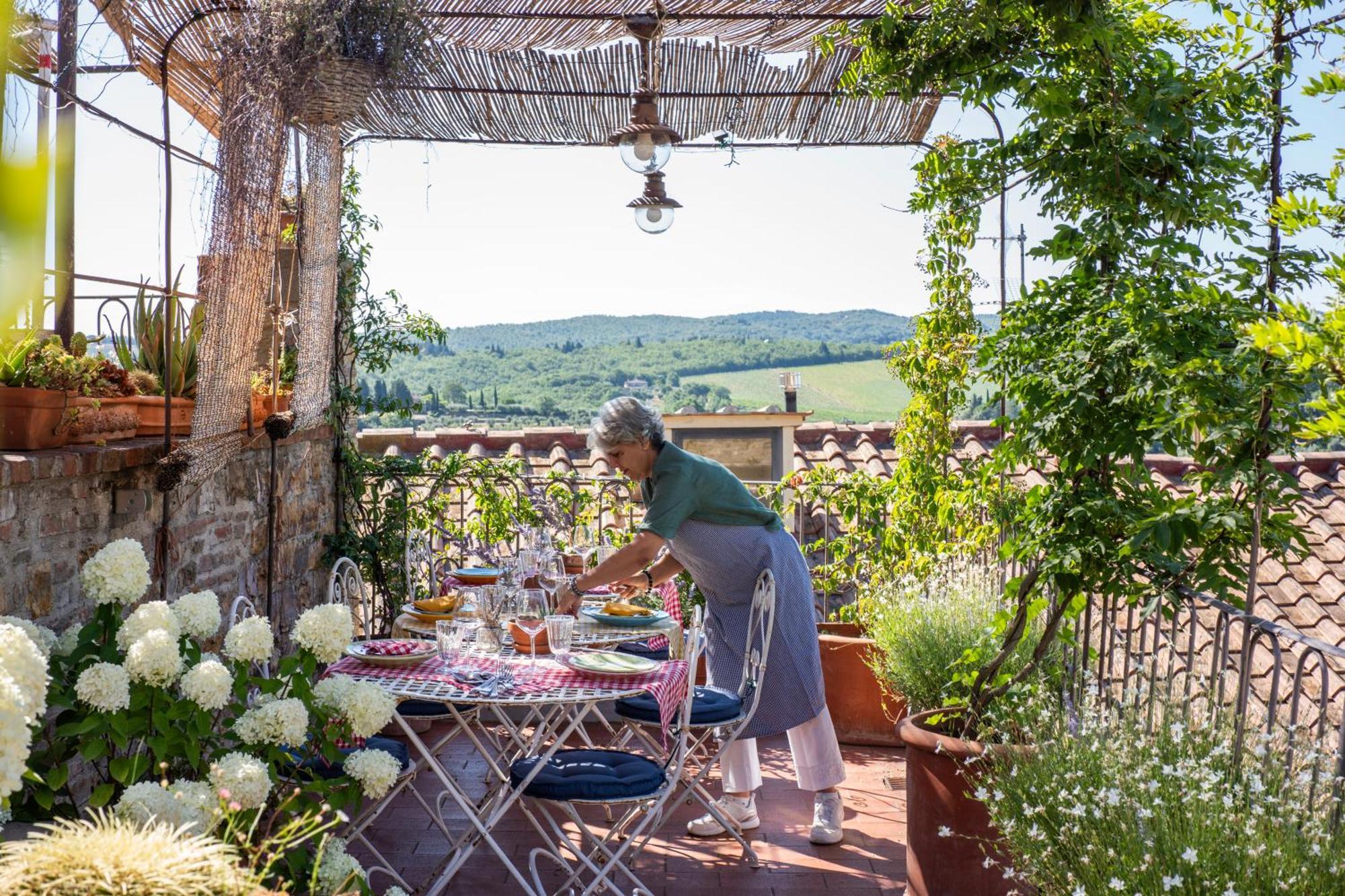 Le Terrazze Del Chianti B&B Residenza D'Epoca E Di Charme San Donato in Poggio Zewnętrze zdjęcie